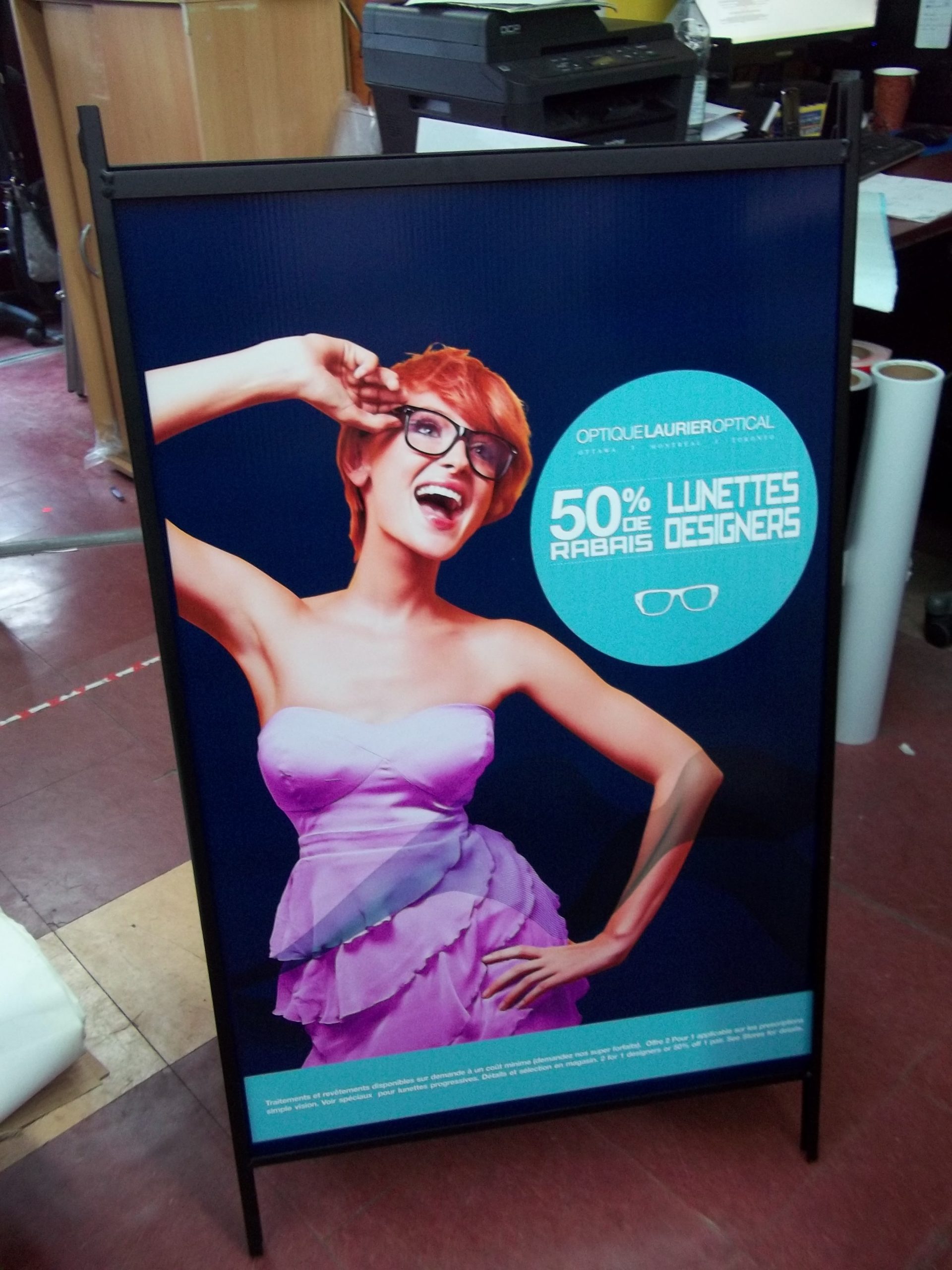 Metal sandwich board 24''x36''