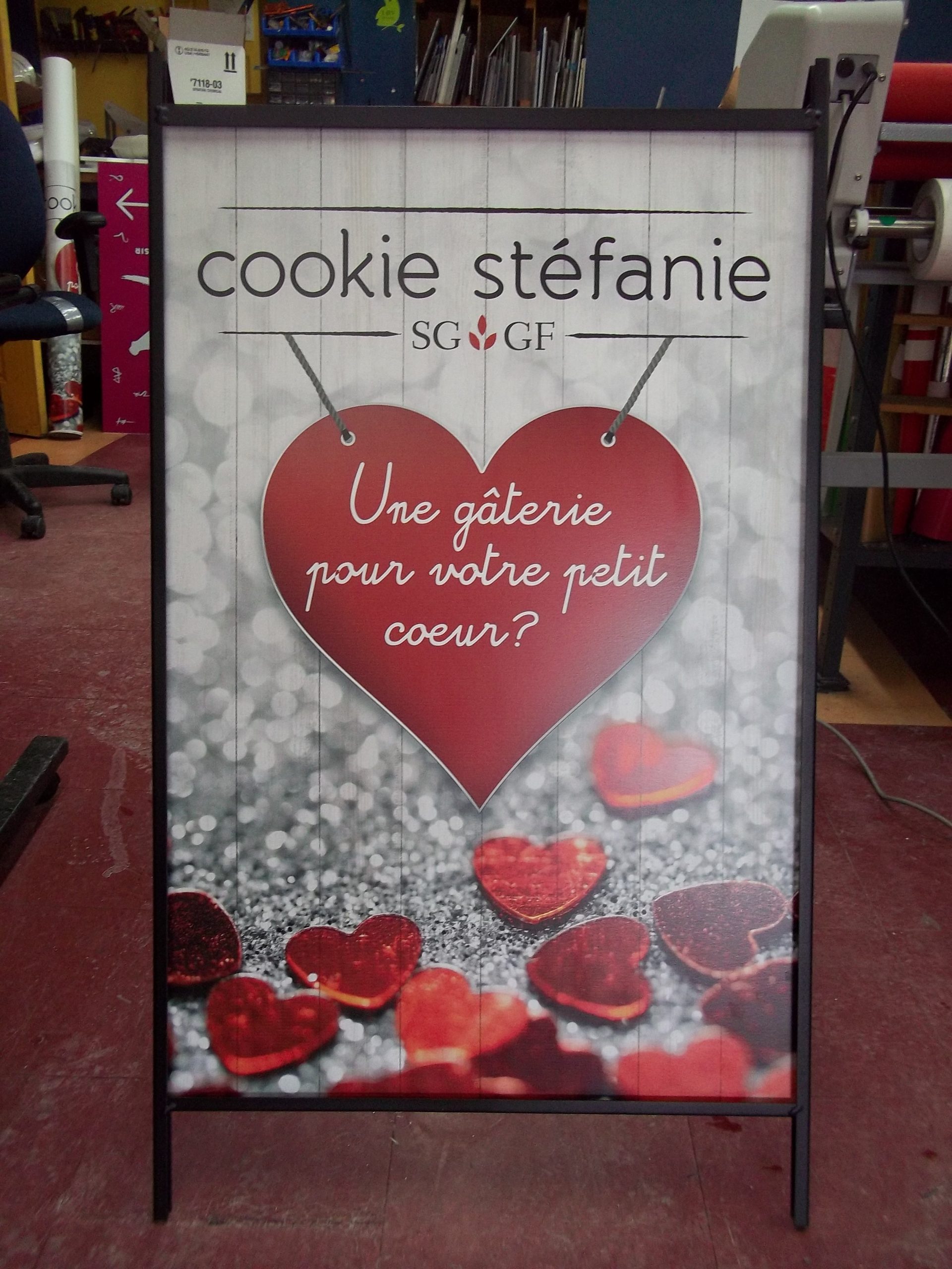 Metal sandwich board 24''x36''