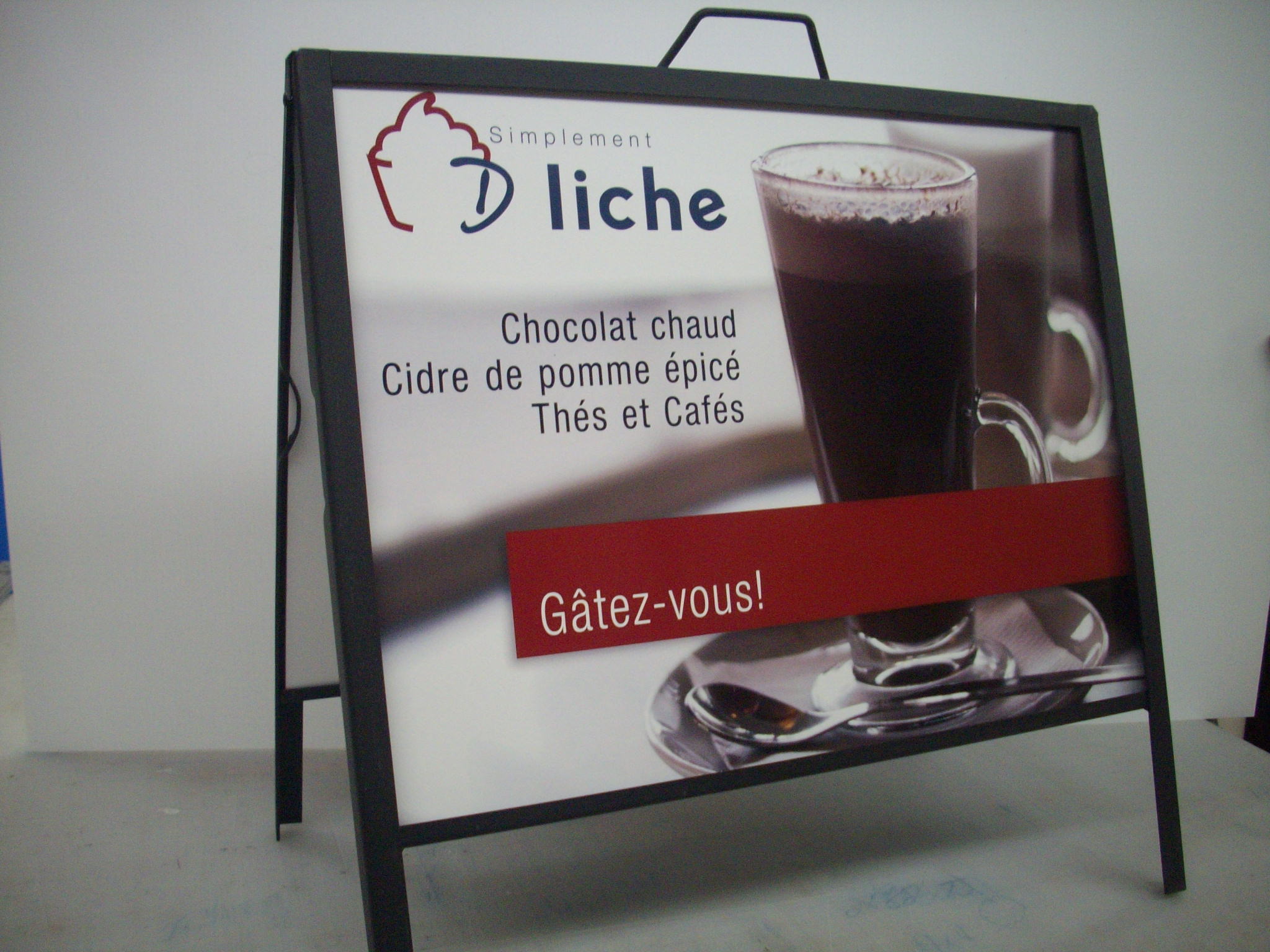 Metal sandwich board 24″x18″