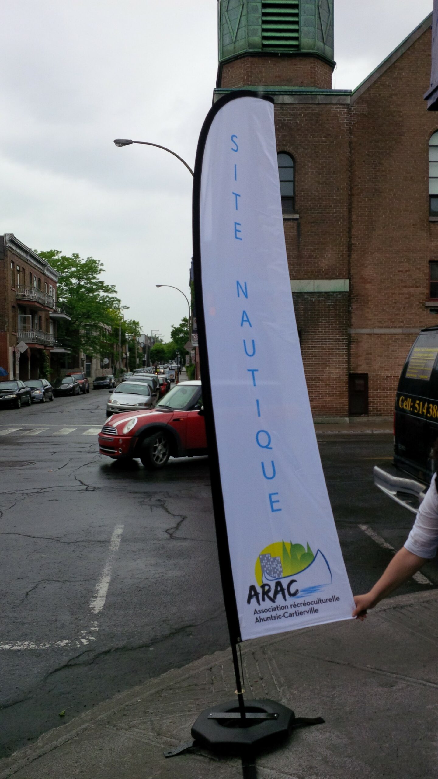 Drapeaux en forme de plume