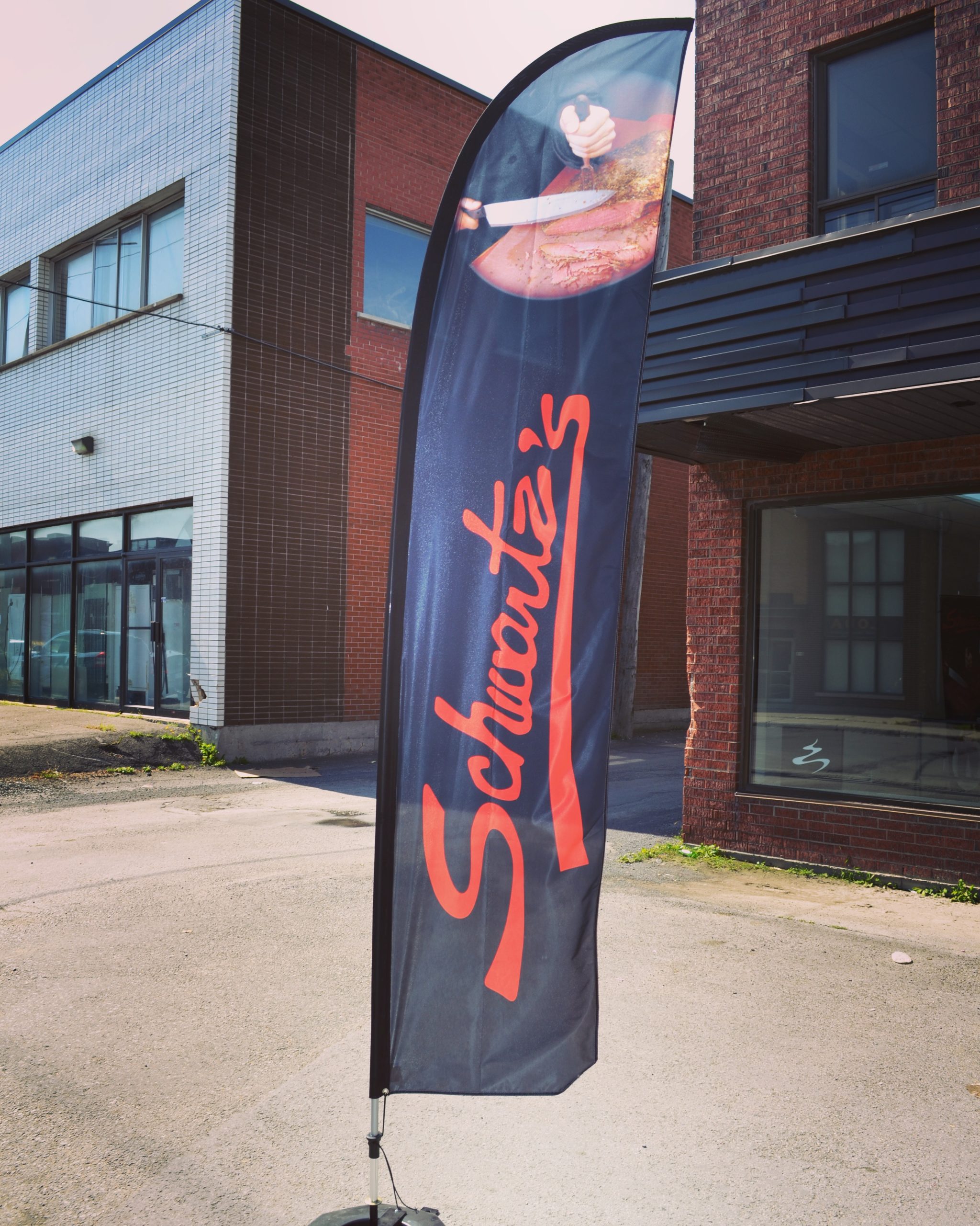 Drapeaux en forme de plume